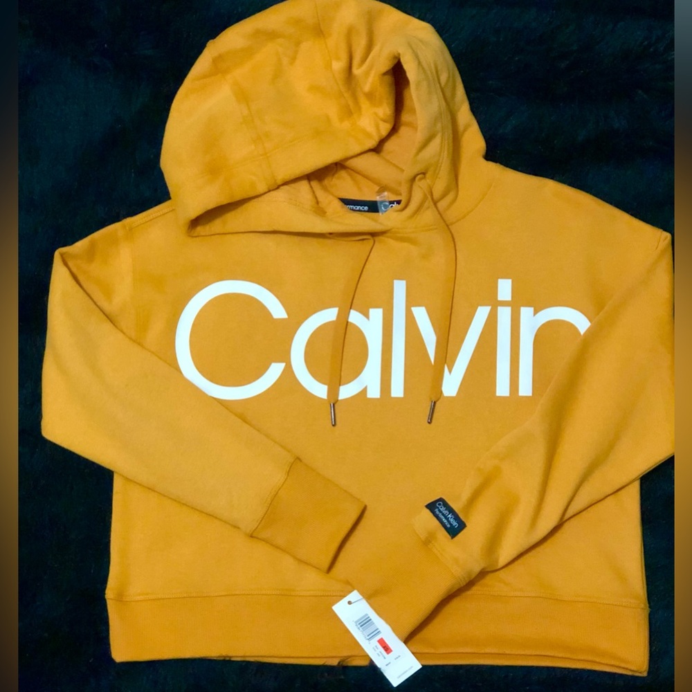Calvin Klein Sweatshirt New w/Tags Mustard